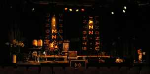 Langnau Jazz Nights 2007: Concert in the Kupferschmiede. July 28th 2007. The quiet concert hall before the artists and the public came in.