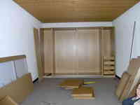 October 4th 2008: Assembling the IKEA PAX wardrobe